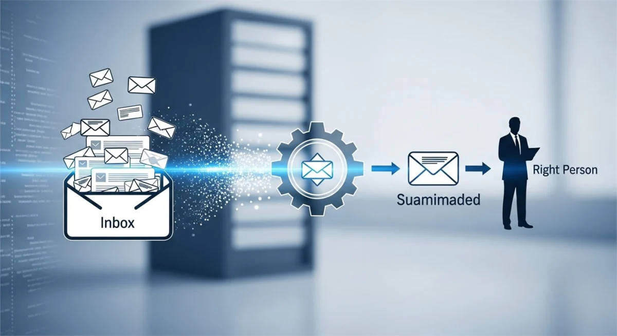 AI Email Summarizer automation workflow visual
